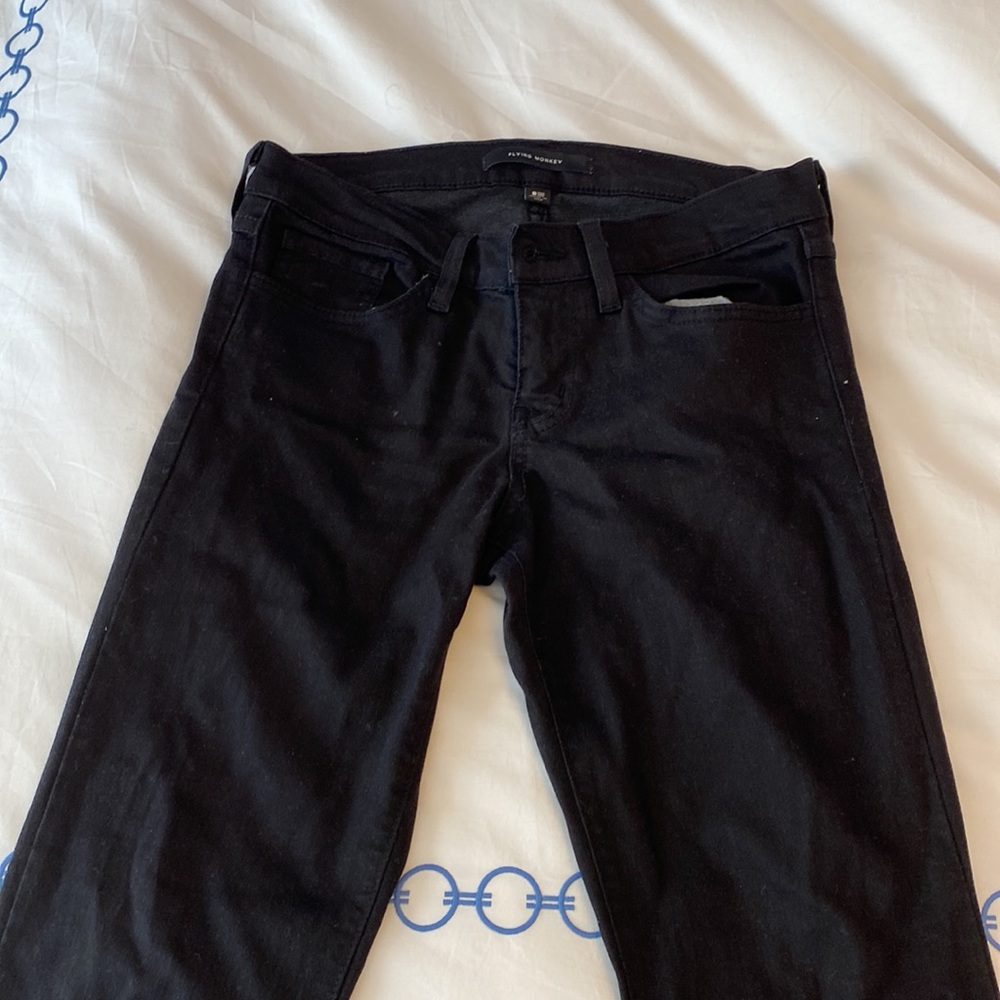 Black flair jeans